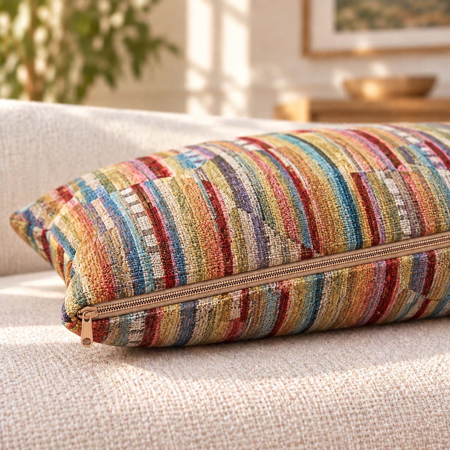 Milos – Gobelin Cushion Cover 45×45 cm - Image 2